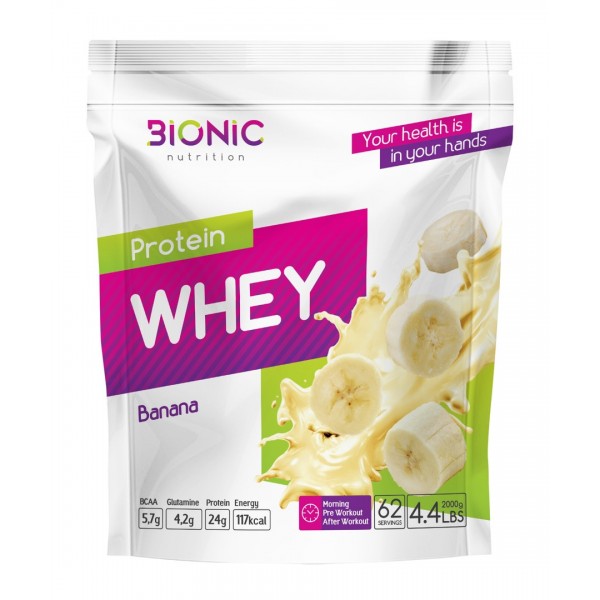 Bionic Nutrition Протеин Whey Protein 2000 г Банан