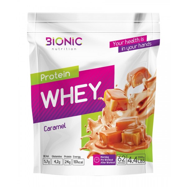 Bionic Nutrition Протеин Whey Protein 2000 г Карам...