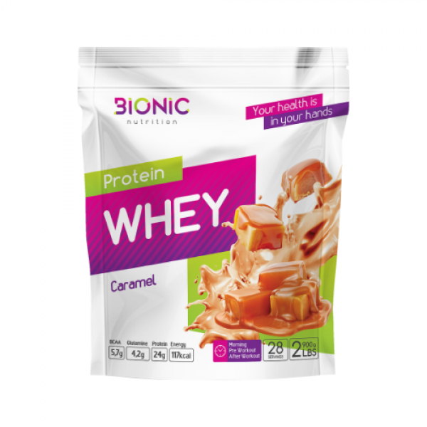 Bionic Nutrition Протеин Whey Protein 900 г Караме...