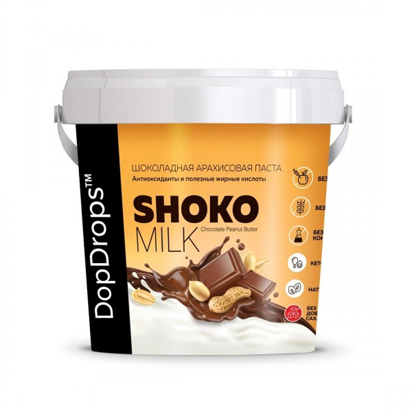 DopDrops Паста молочный шоколад и арахис 'ShokoMIL...