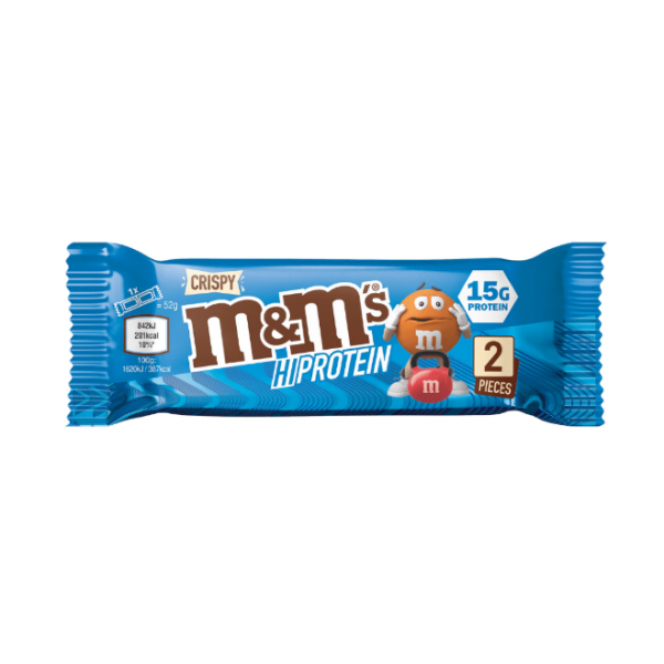 Mars Inc Батончик M&M's Hi Protein Crispy 52 г
