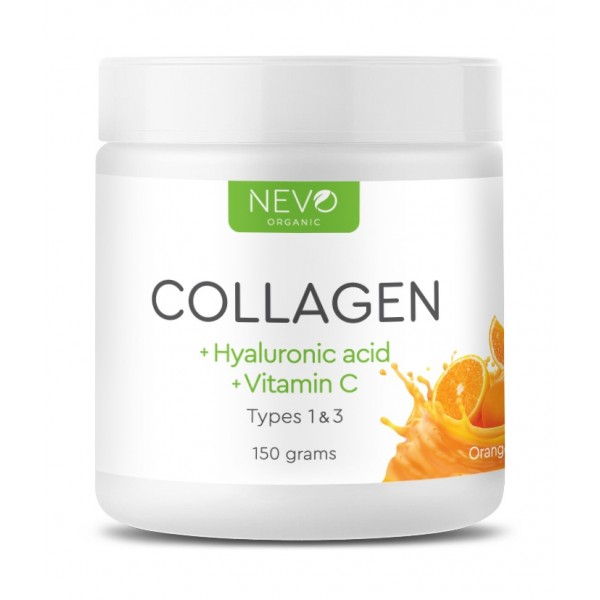 NEVO Organic Коллаген с гиалуроновой кислотой 150 г Апельсин