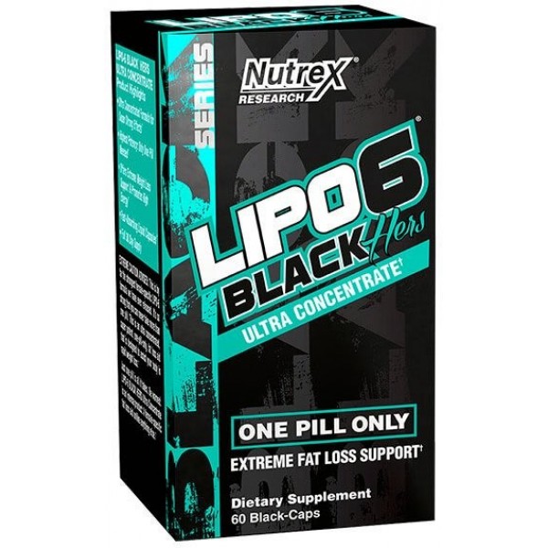Nutrex Жиросжигатель Lipo-6 Black Hers Ultra концентрат 60 капсул