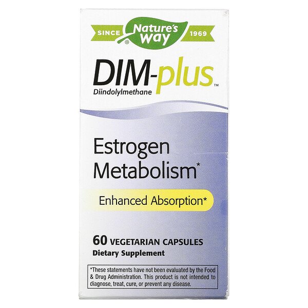 Nature's Way DIM-Plus Estrogen Metabolism 60 вегетарианских капсул
