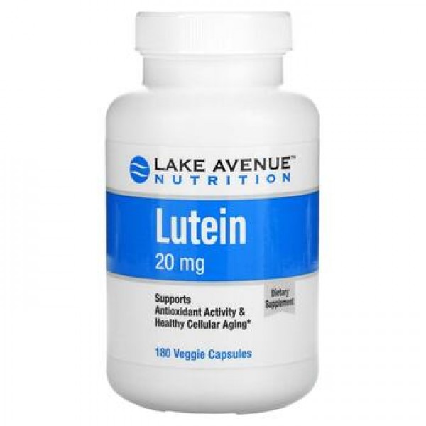 Lake Avenue Nutrition Лютеин 20 мг 180 растительных капсул