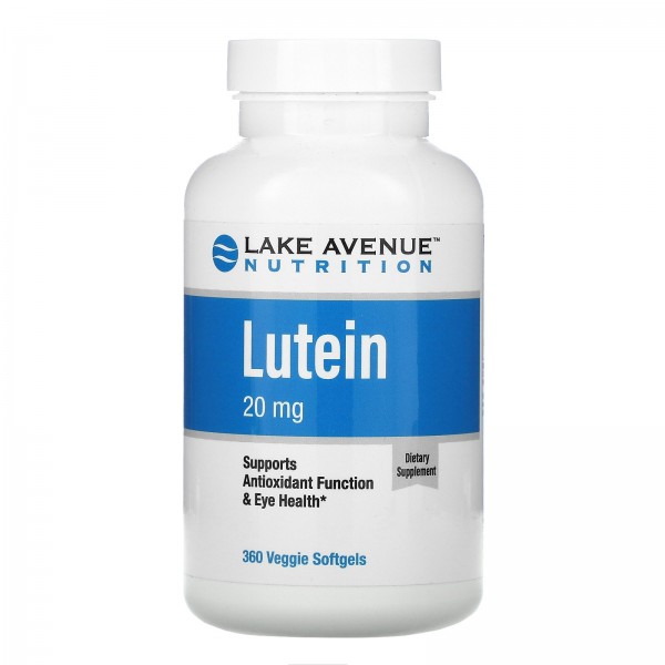 Lake Avenue Nutrition Лютеин 20 мг 360 растительны...