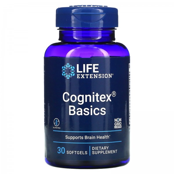 Life Extension Cognitex Basics 30 мягких желатинов...