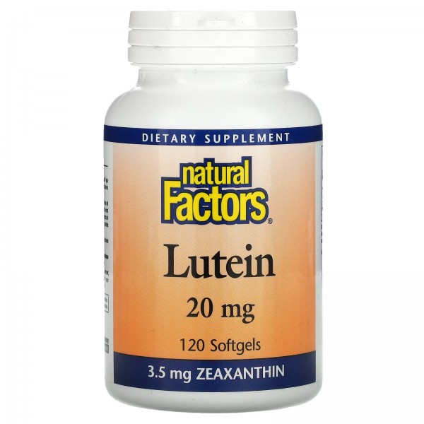 Natural Factors Лютеин 20 мг 120 капсул...