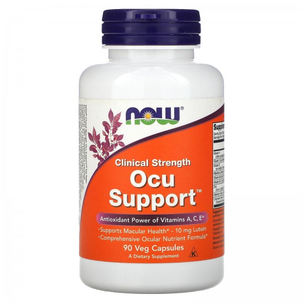 Now Foods Clinical Strength Ocu Support 90 растите...