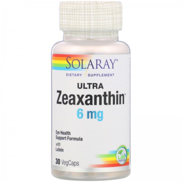 Solaray Зеаксантин ультра 6 мг 30 капсул