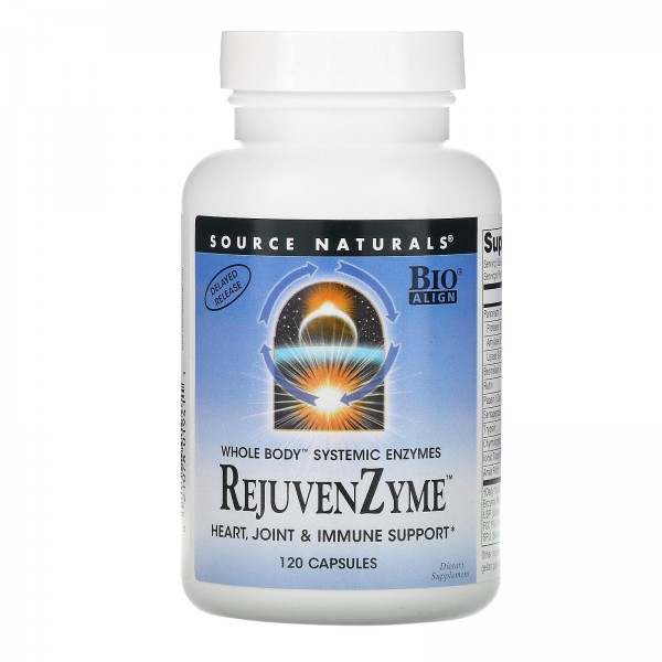 Source Naturals RejuvenZyme 120 капсул