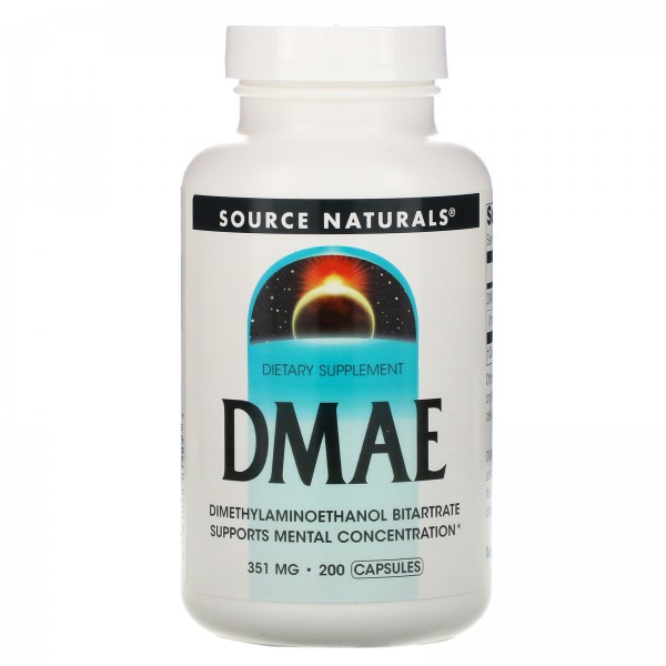 Source Naturals ДМАЭ 351 мг 200 капсул