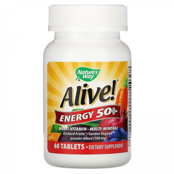 Nature's Way Alive! Energy 50+ комплекс витаминов ...