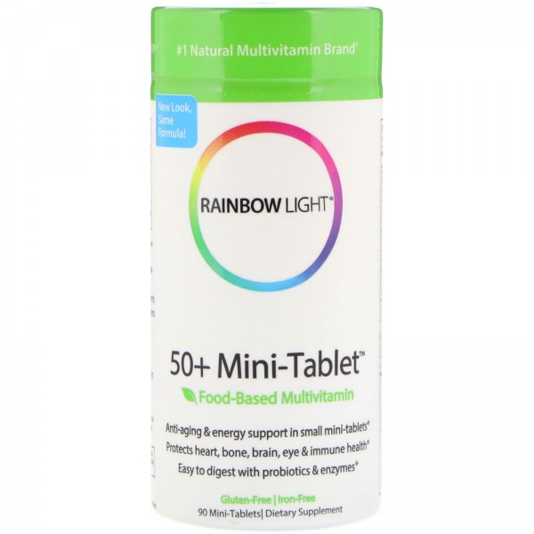 Rainbow Light 50+ Mini Tablet мультивитамины на ос...