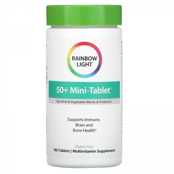 Rainbow Light 50+ Mini-Tablet 180 таблеток