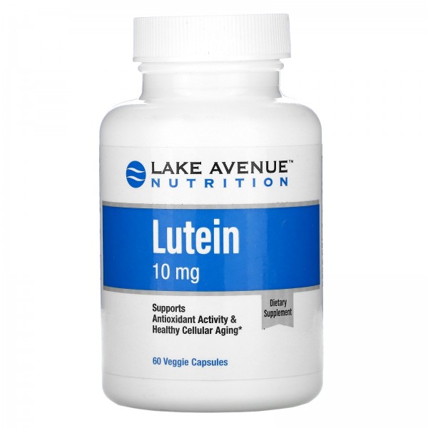 Lake Avenue Nutrition Лютеин 10 мг 60 растительных капсул