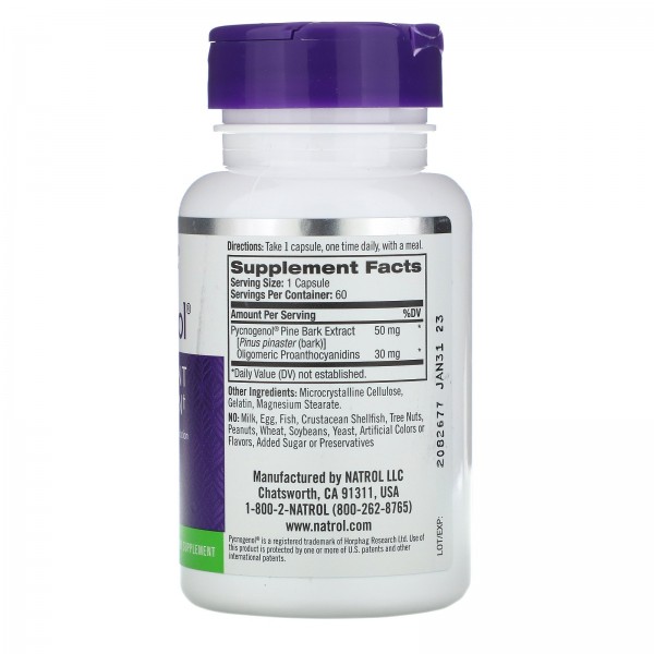 Natrol Пикногенол 50 мг 60 капсул