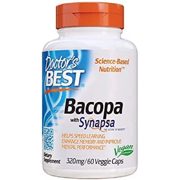 Doctor's Best Бакопа с Synapsa 320 мг 60 вегетариа...
