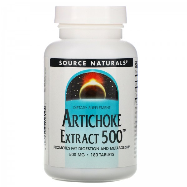 Source Naturals Экстракт артишока 500 мг 180 табле...
