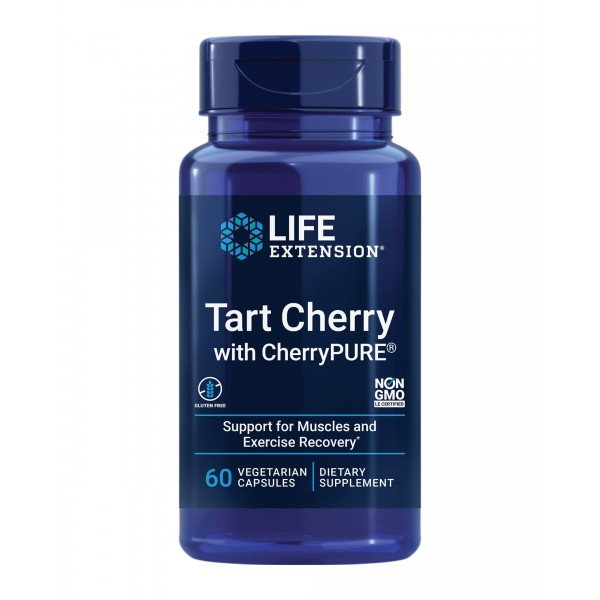 Life Extension Терпкая вишня с CherryPURE 480 мг 60 вегетарианских капсул