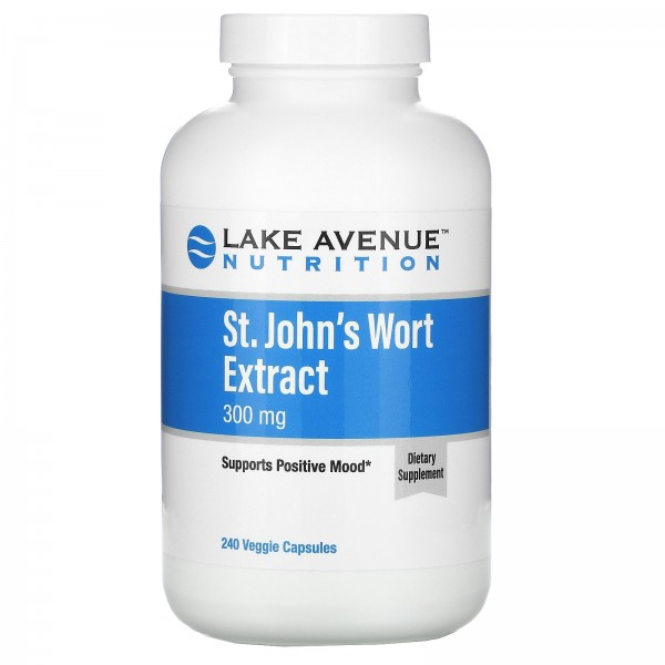 Lake Avenue Nutrition Экстракт зверобоя 300 мг 240 растительных капсул