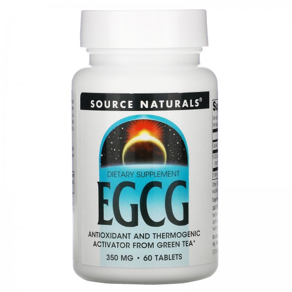 Source Naturals EGCG 350 мг 60 таблеток