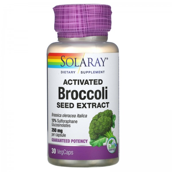Solaray Экстракт семян брокколи 350 мг 30 вегетари...