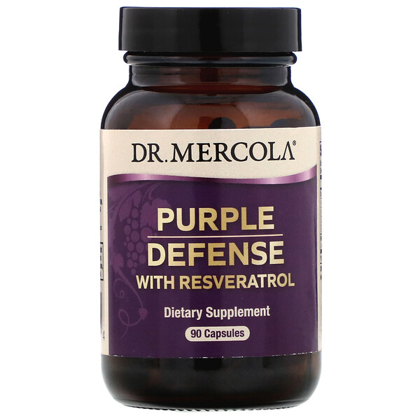 Dr. Mercola Purple Defense с ресвератролом 90 капс...