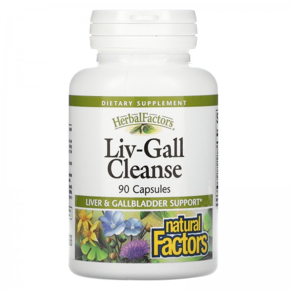 Natural Factors Liv-Gall Cleanse 90 капсул