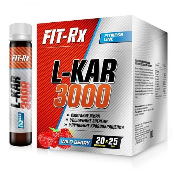 FIT-Rx Л-Карнитин 3000 мг 25 мл Земляника