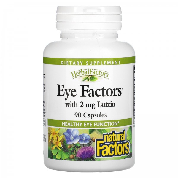 Natural Factors Eye Factors с лютеином 2 мг 90 капсул