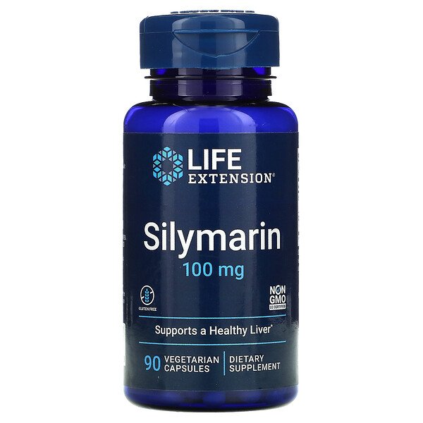 Life Extension Силимарин 100 мг 90 вегетарианских ...