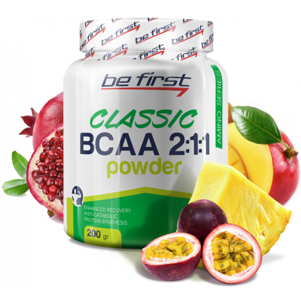 Be First BCAA 2:1:1 CLASSIC паудер 200 г Экзотик...