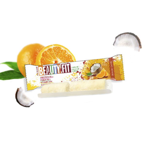 Beauty Fit Пирожные кокосовые 'Апельсин' с протеин...