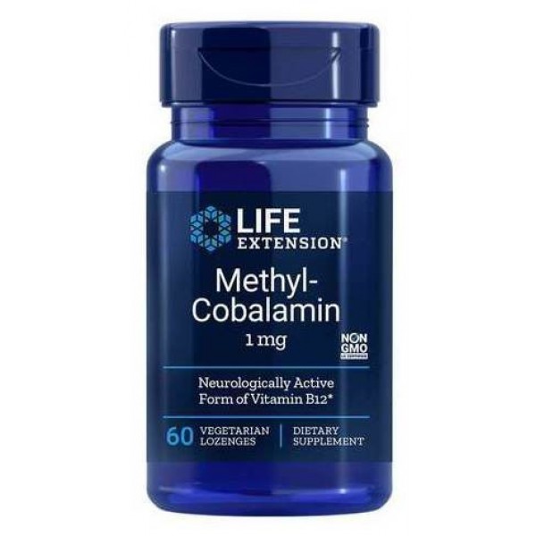 Life Extension витамин B12 метилкобаламин 1 мг 60 ...