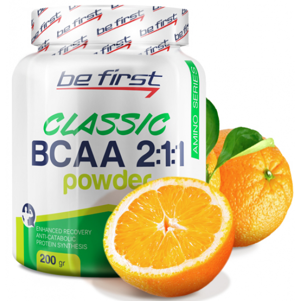 Be First BCAA 2:1:1 CLASSIC паудер 200 г Апельсин...