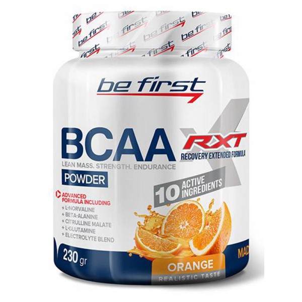 Be First BCAA RXT паудер 230 г Апельсин...