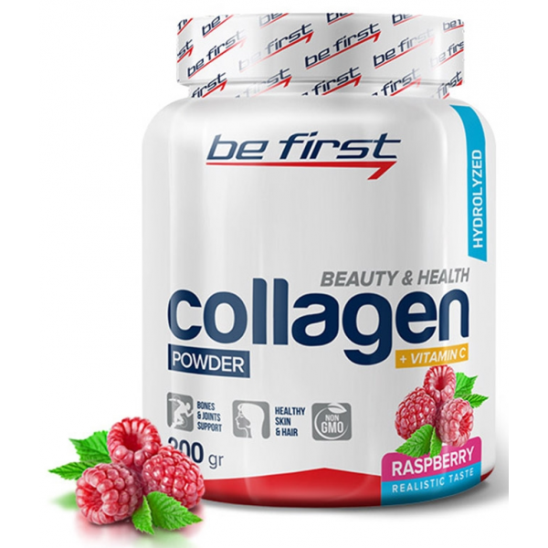 Be First Коллаген + Витамин Ц 200 г Малина