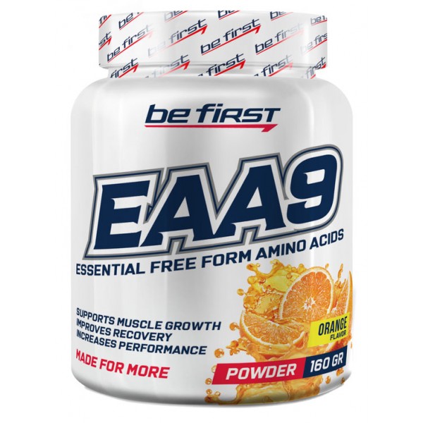 Be First Аминокислоты EAA9 powder 160 г Апельсин...