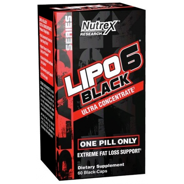 Nutrex Жиросжигатель Lipo-6 Black Ultra концентрат 60 капсул