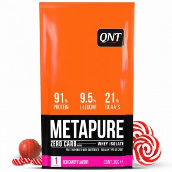 QNT Пробник Изолят MetaPure ZeroCarb 30 г Белый шоколад