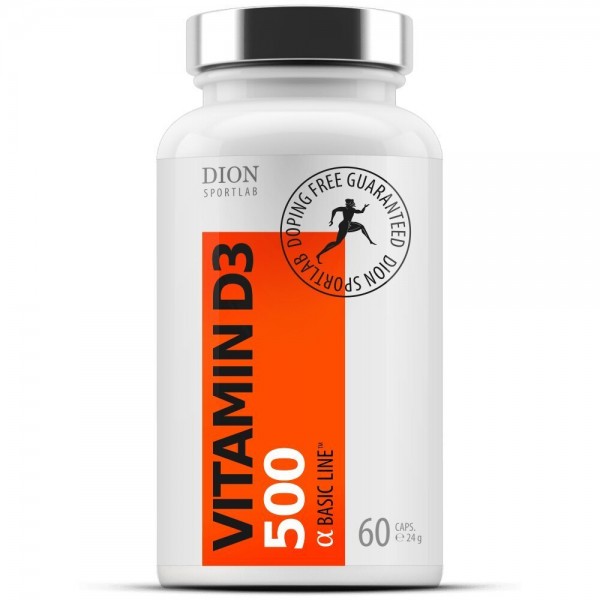DION Витамин D3 500 МЕ 60 капсул