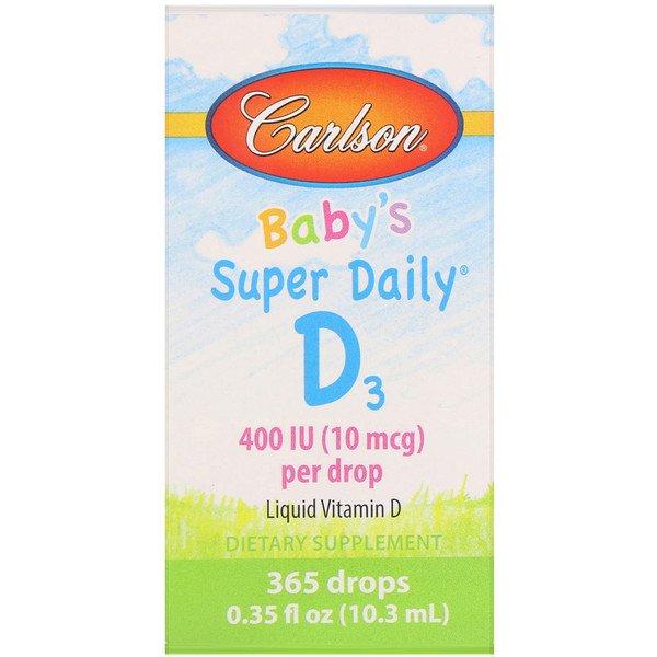 Carlson Labs Витамин D3 для детей 400 МЕ Super Daily 10,3 мл