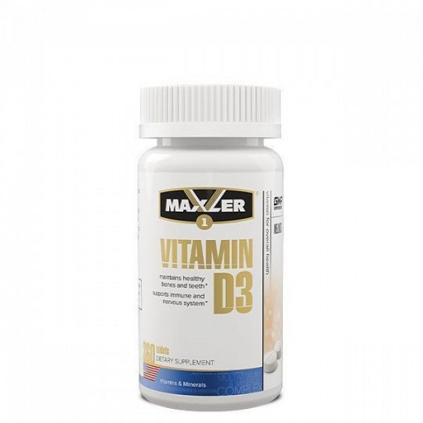 Maxler Витамин D3 1200 МЕ 360 таблеток