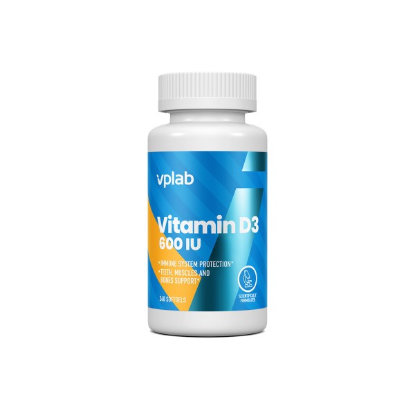 VP Laboratory Витамин D3 600 МЕ 240 софтгель