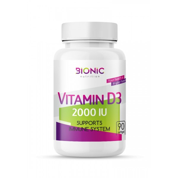 Bionic Nutrition Витамин Д3 2000 ME 90 капсул