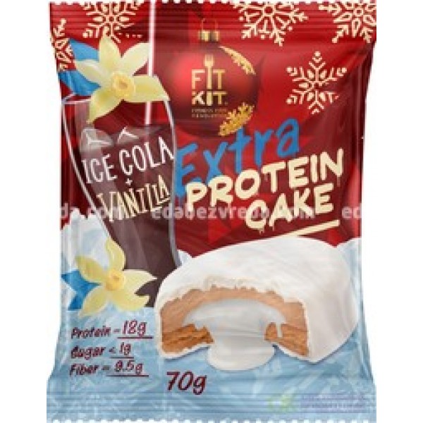 FITKIT Protein WHITE cake EXTRA 70 г Ледяная кола-ваниль
