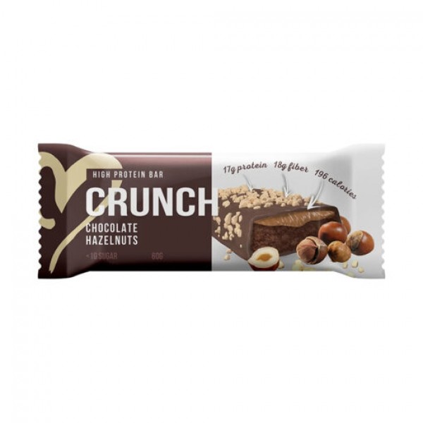 BootyBar Батончик Crunch 60 г Шоколад-фундук