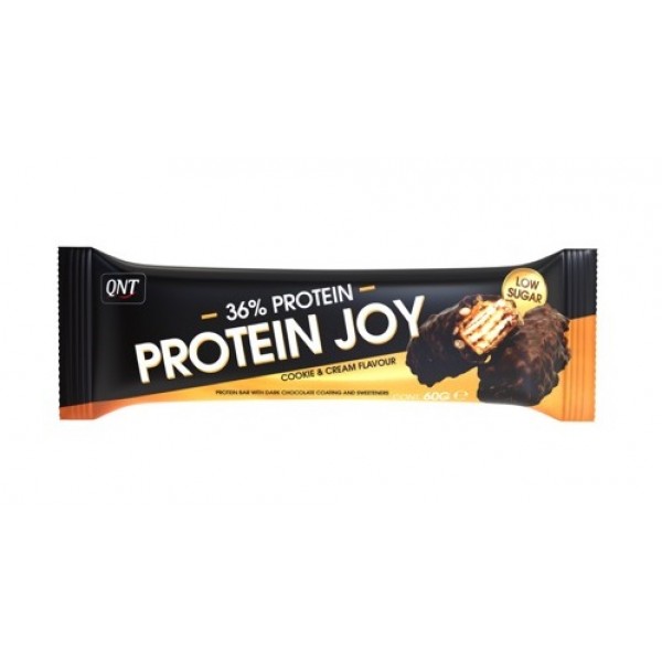 QNT Протеиновый батончик Protein Joy 60 г Печенье-...