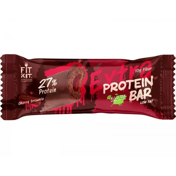 FITKIT Protein bar EXTRA 55 г Вишневый брауни...
